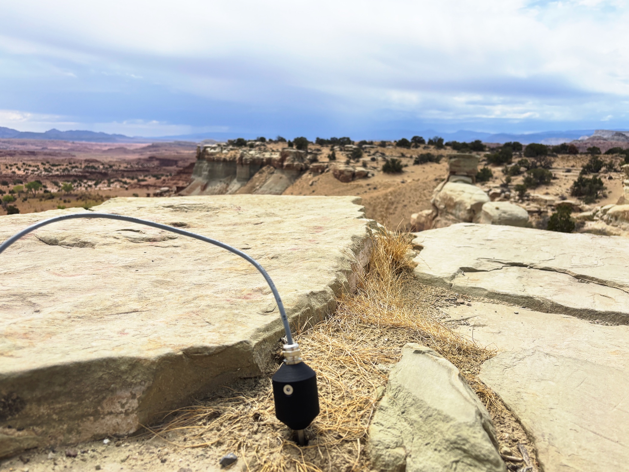 Field recording in Utah, U.S.